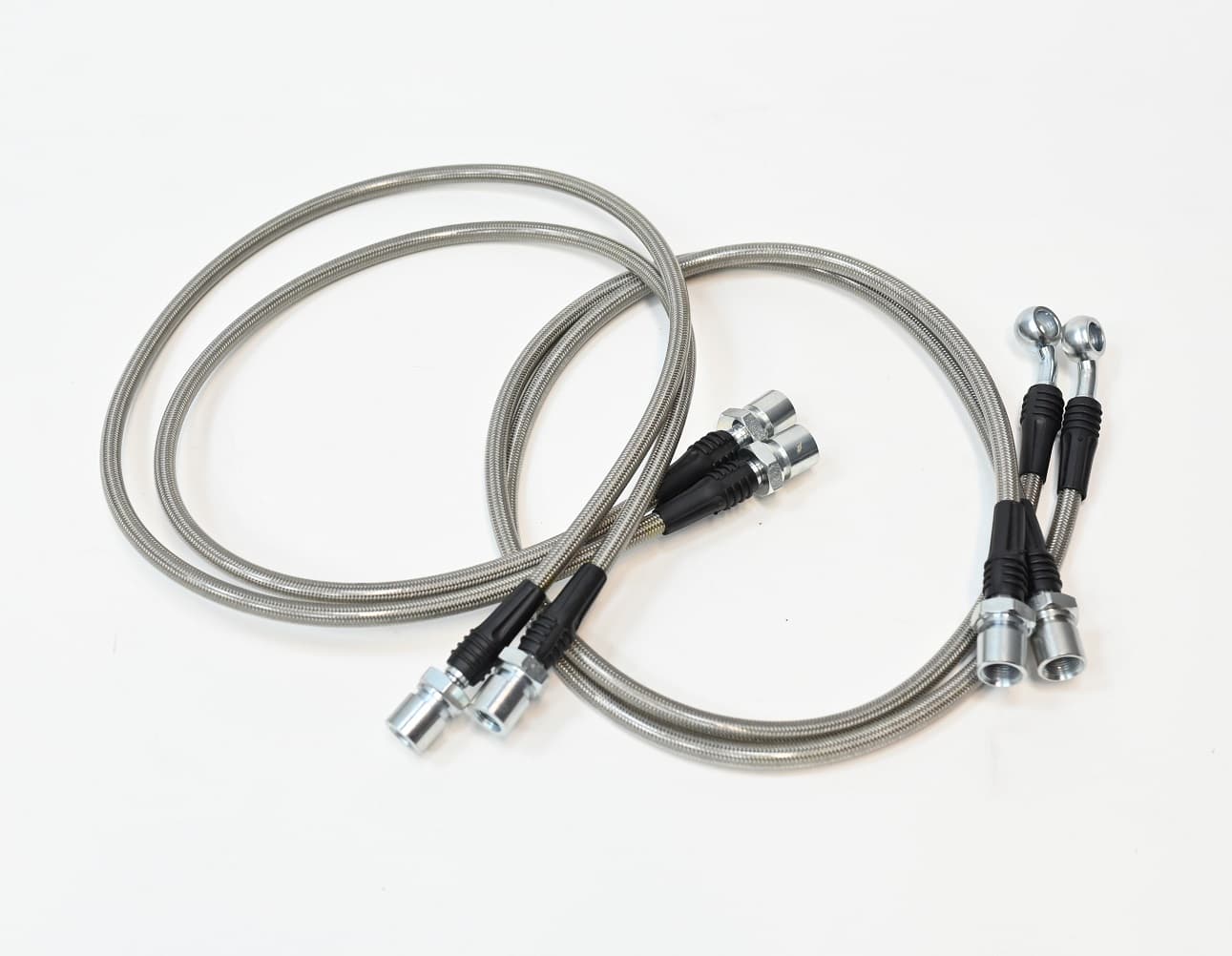  PRO ONE DESIGN 2.5"/ 3.5" FRONT and REAR STEEL BRAIDED BRAKE LINE KIT FOR 17-22 FORD F250 / F350 / F450 4WD