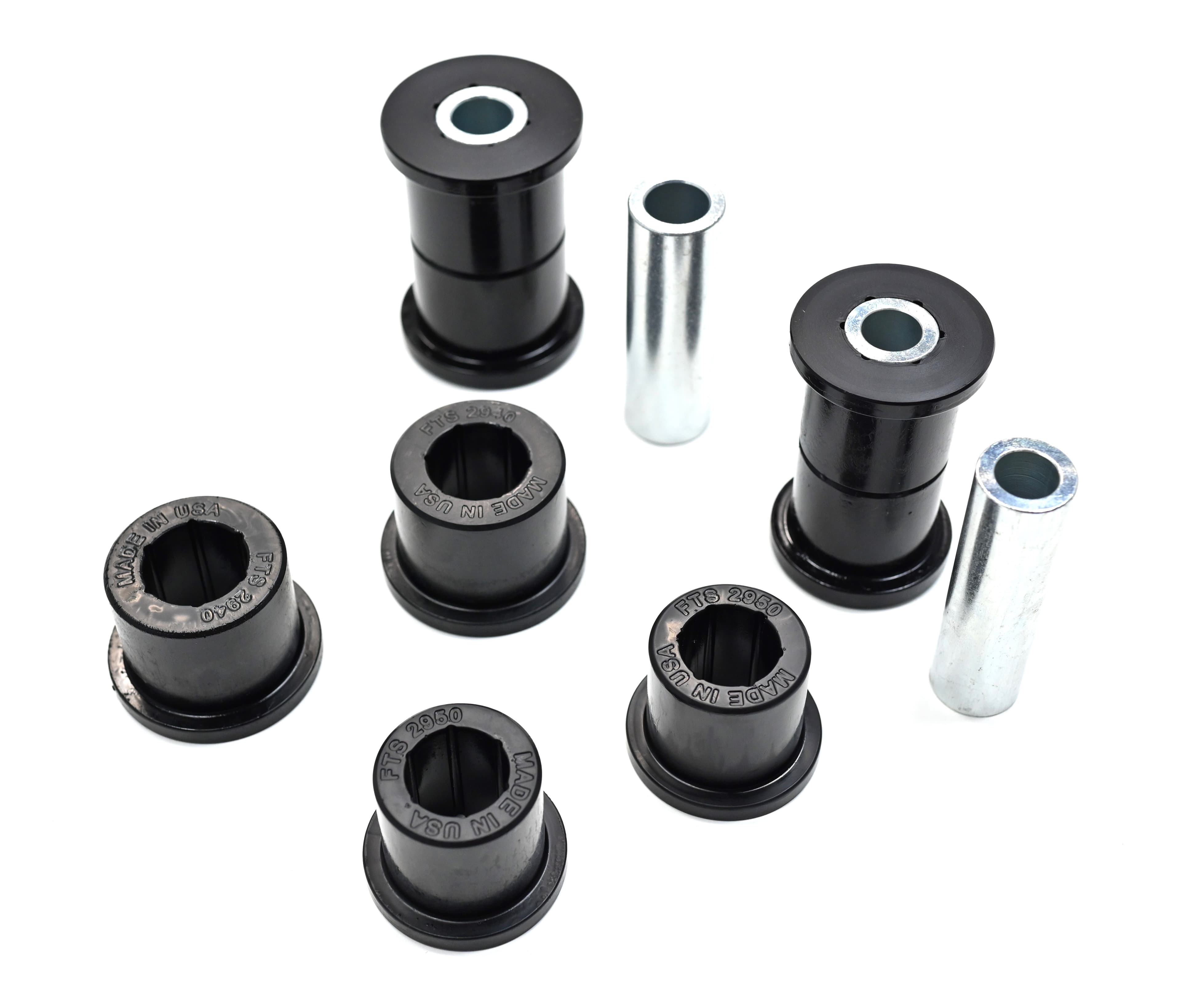  POLYURETHANE REAR LEAF SPRING BUSHINGS FOR 11-26 CHEVY/ GMC 2500HD/3500HD 2WD/4WD 2