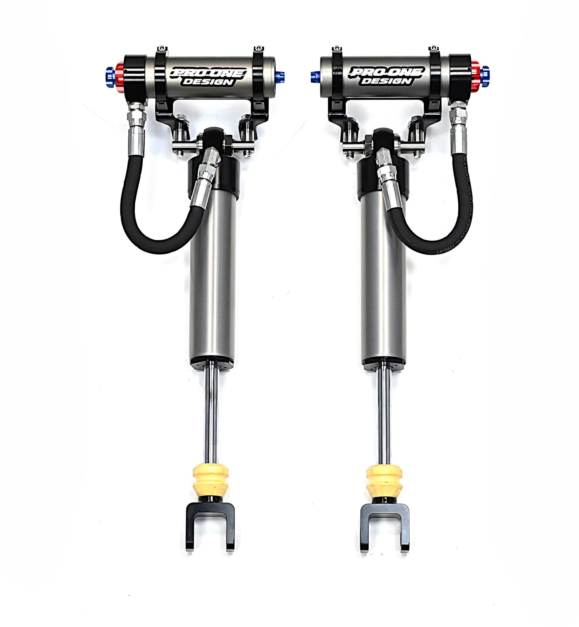 2.5" REMOTE RESERVIOR FRONT / REAR SHOCK PACKAGE FOR 4.0" LIFT FOR 11-26 CHEVY / GMC 2500HD / 3500HD 2WD / 4WD 2