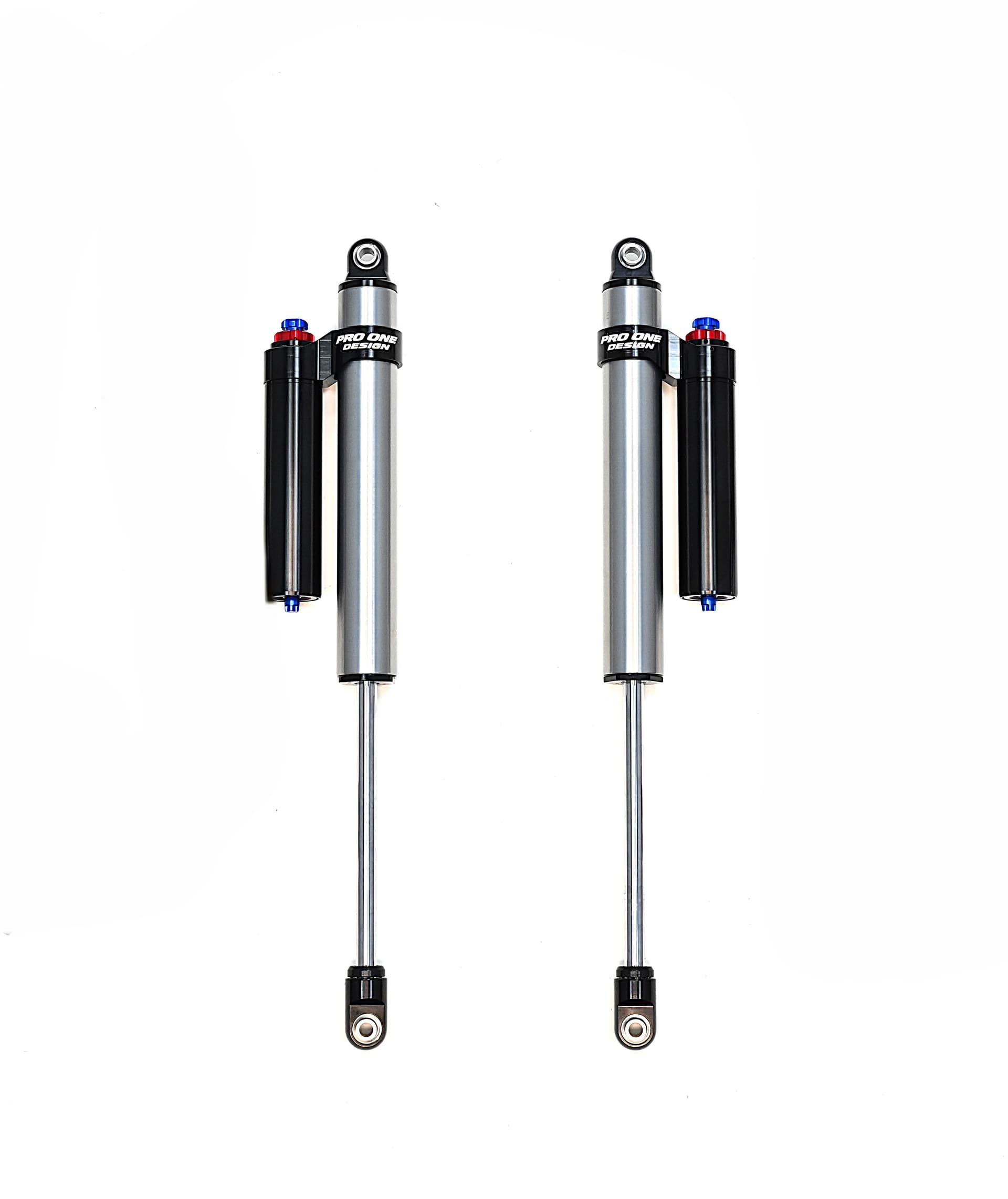 2.5" REMOTE RESERVIOR FRONT / REAR SHOCK PACKAGE FOR 4.5" / 5.5" FOR 17-26 FORD F250 / F350 / F450 4WD  3