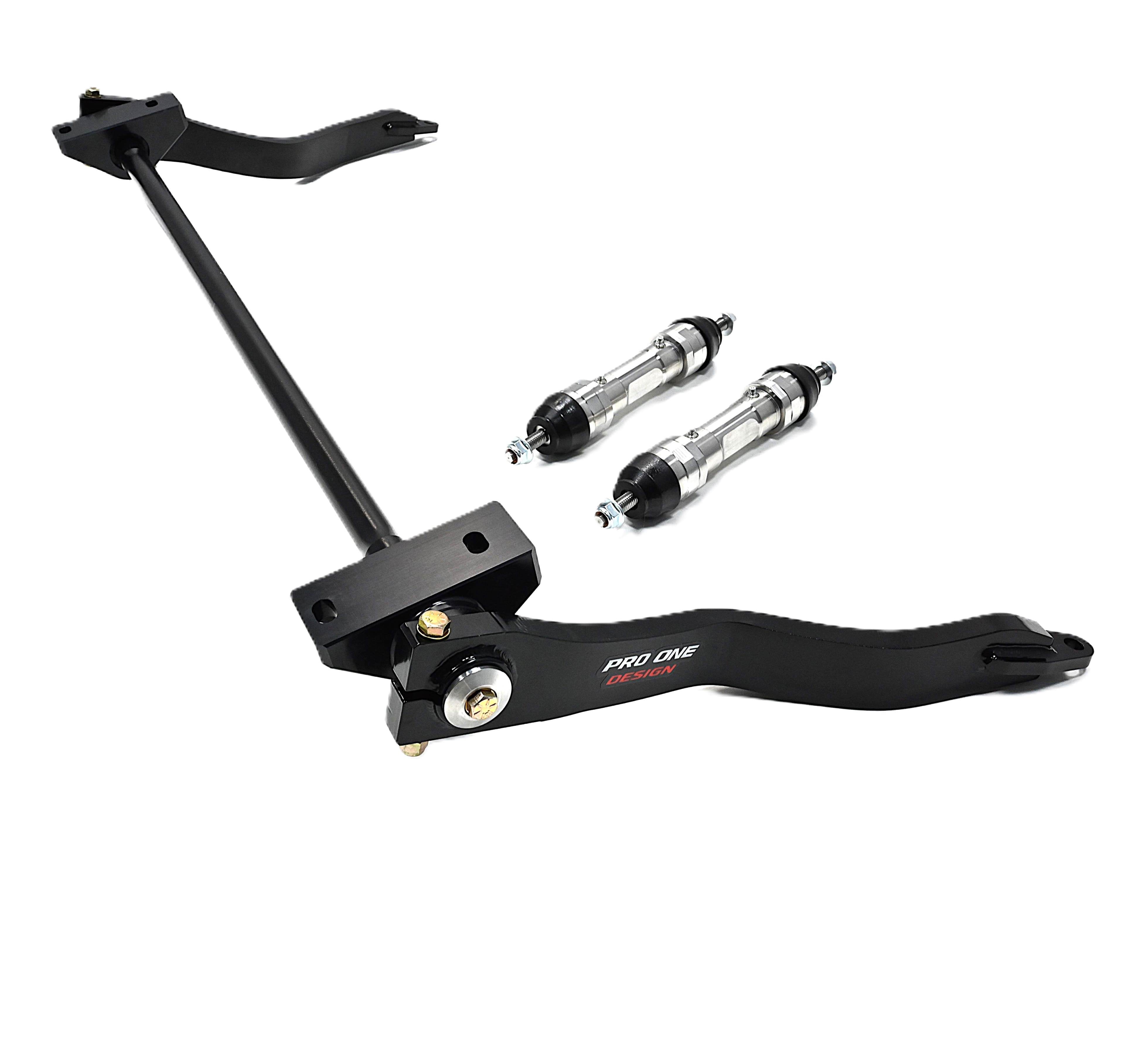 PRO ONE DESIGN 2.5"/ 3.5" TORSION FRONT SWAY BAR W/ 17-4 STAINLESS SWAY BAR END LINKS FOR 17-26 FORD F250 / F350 / F450 4WD  