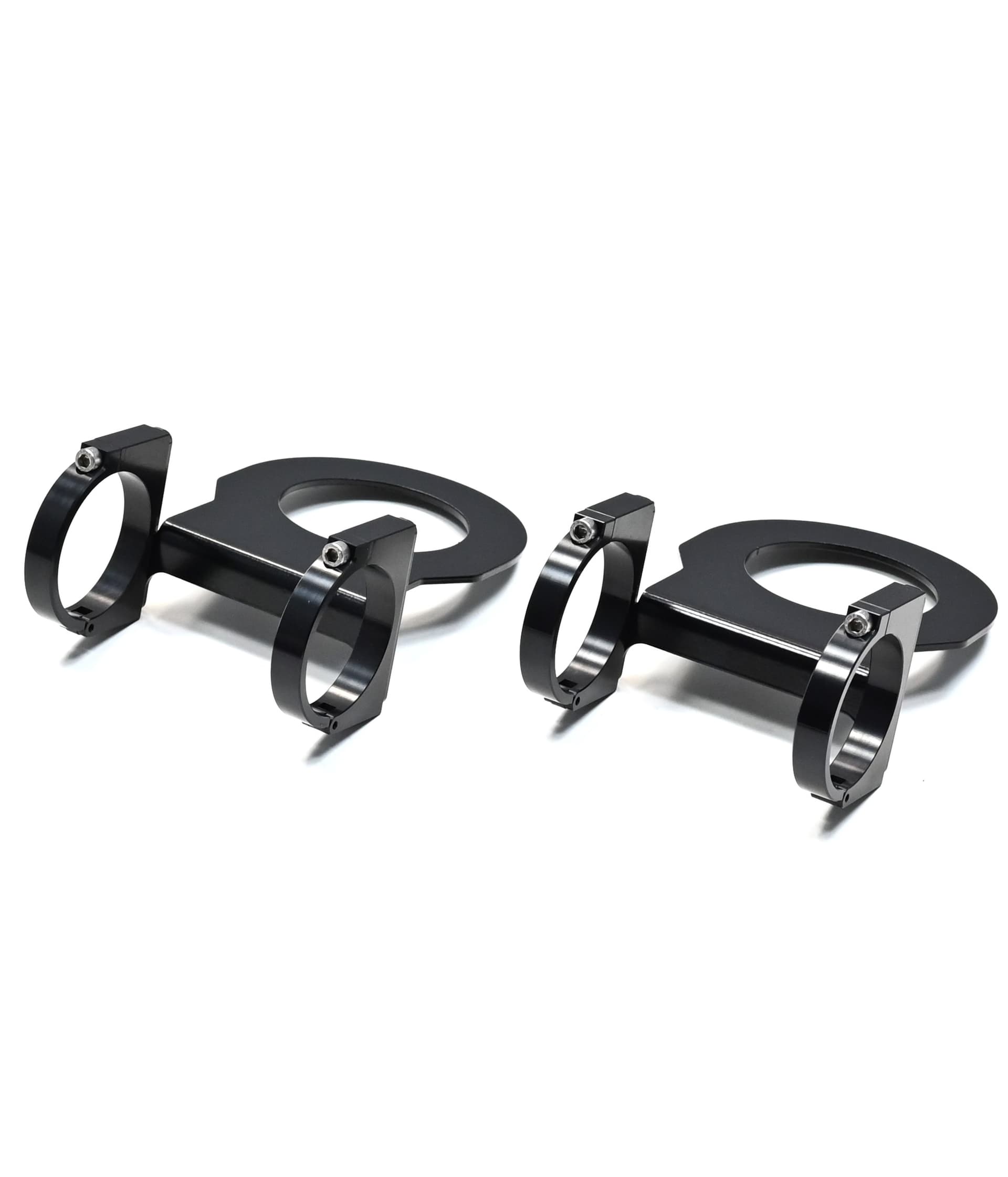  PRO ONE DESIGN REMOTE RESERVOIR MOUNTS W/ 2.0" CLAMPS FOR 17-26 FORD F250 / F350 / F450 4WD