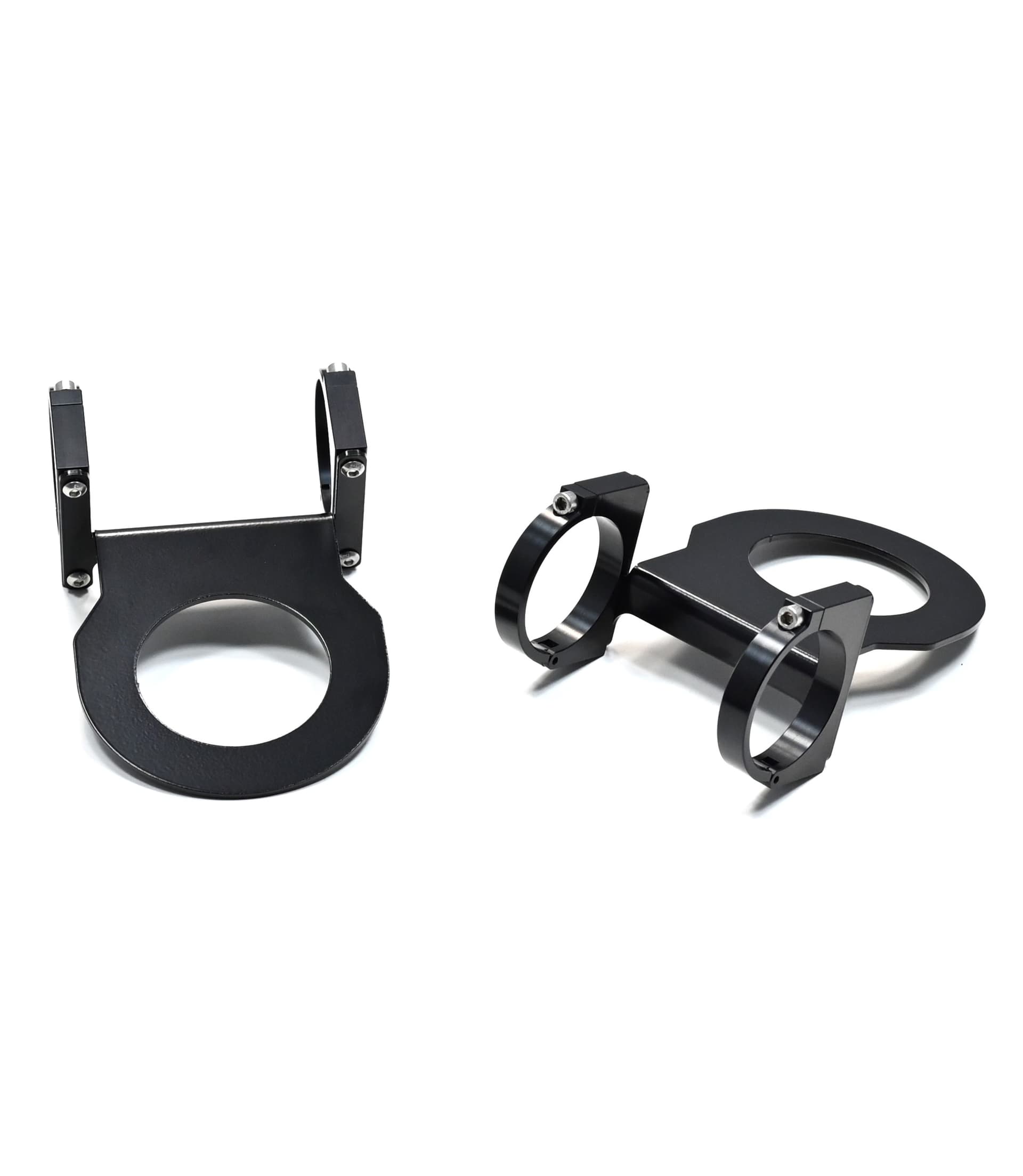  PRO ONE DESIGN REMOTE RESERVOIR MOUNTS W/ 2.0" CLAMPS FOR 17-26 FORD F250 / F350 / F450 4WD 2