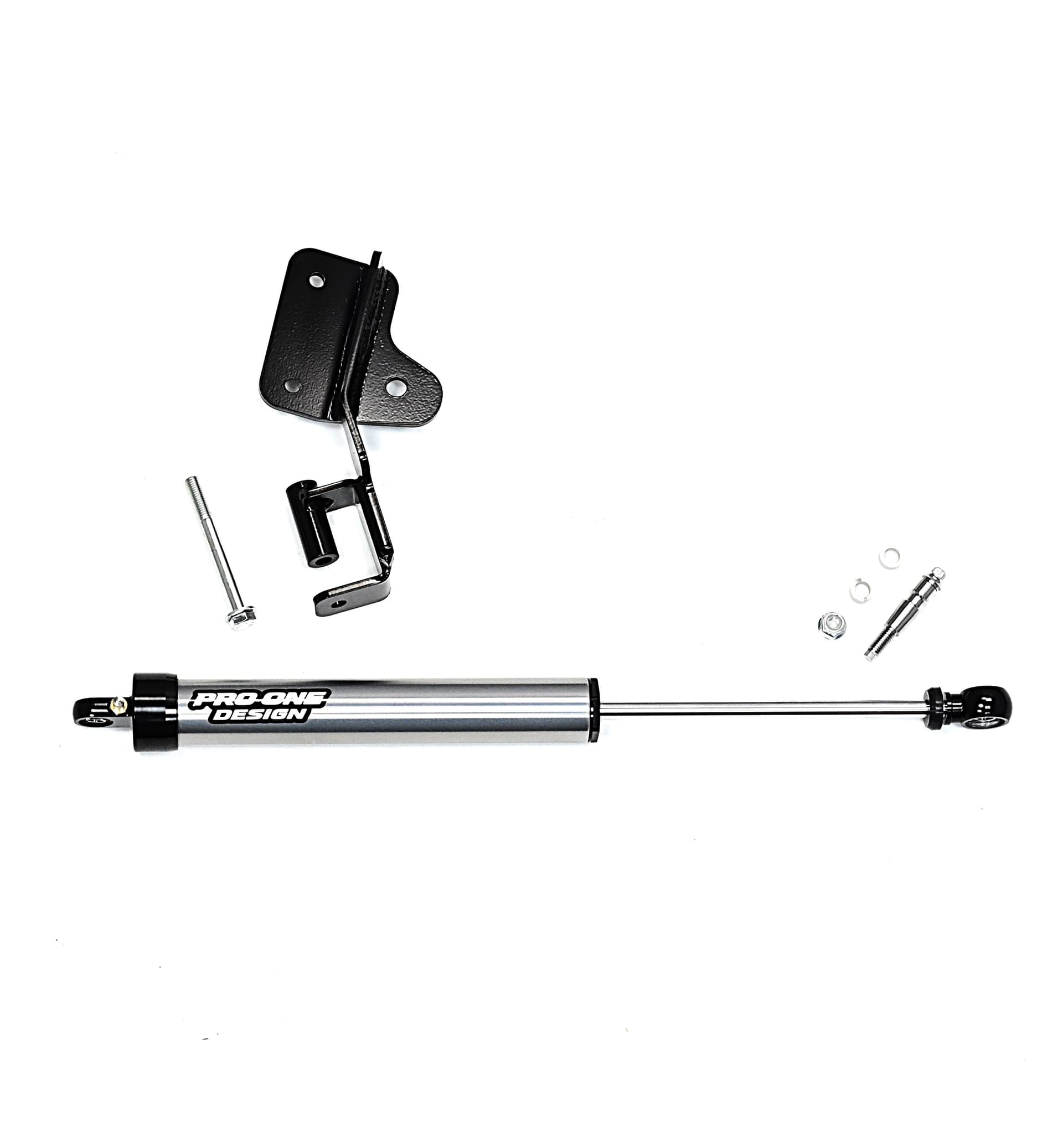  PRO ONE DESIGN HIGH MOUNT STEERING STABILIZER KIT FOR 17-26 FORD F250 / F350 / F450 4WD  