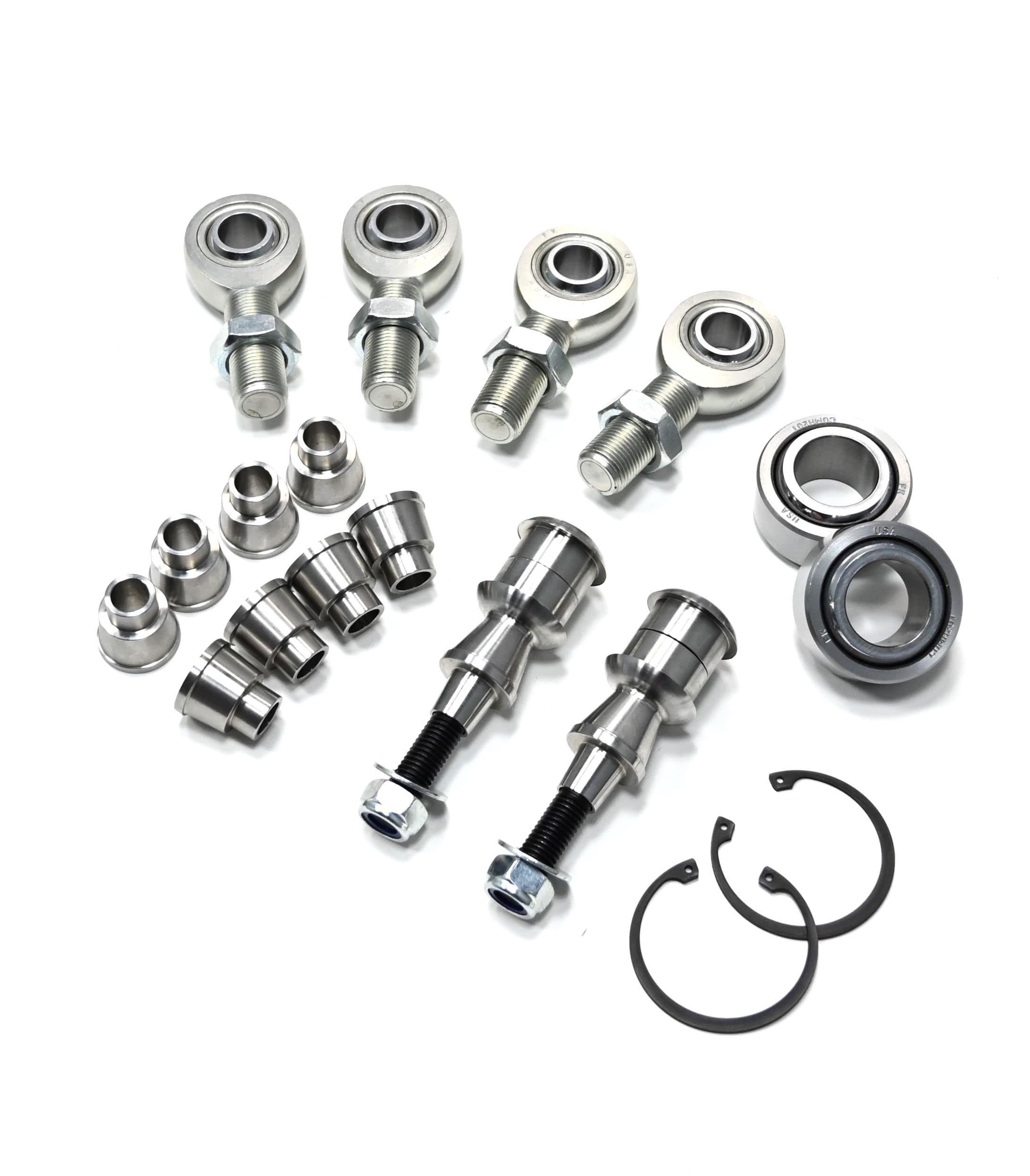 PRO ONE DESIGN BILLET ALUMINUM UPPER CONTROL ARMS MASTER REBUILD KIT FOR 23-26 FORD RAPTOR 4WD