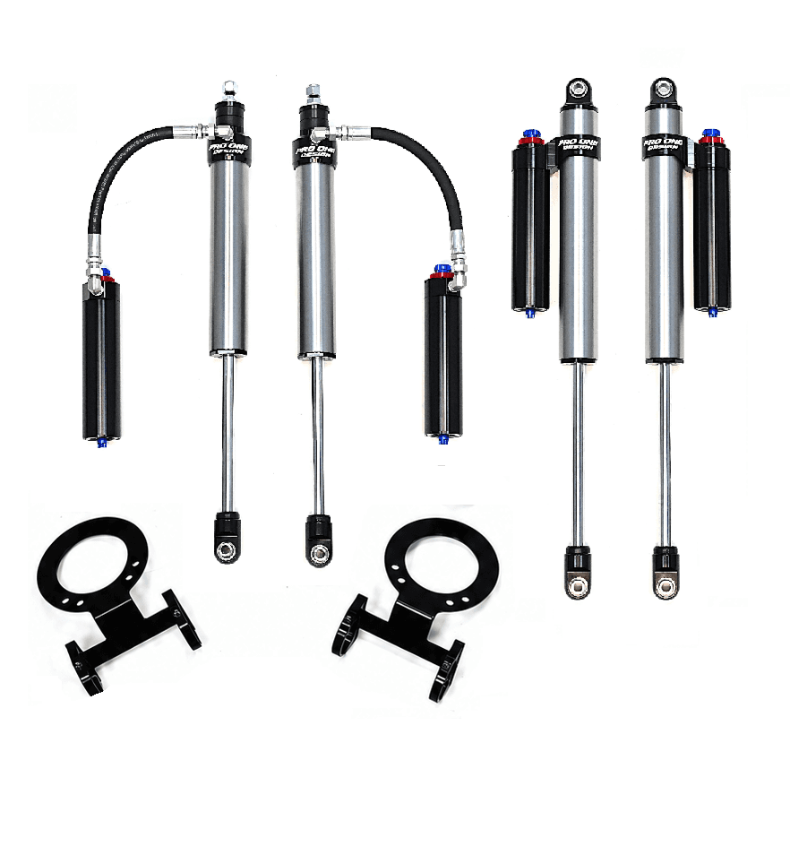3.25" STAGE 3 SUSPENSION KIT w/ 2.5" PRO ONE DESIGN REMOTE RESERVOIR SHOCK PACKAGE FOR 13-26 RAM 3500 4WD   2