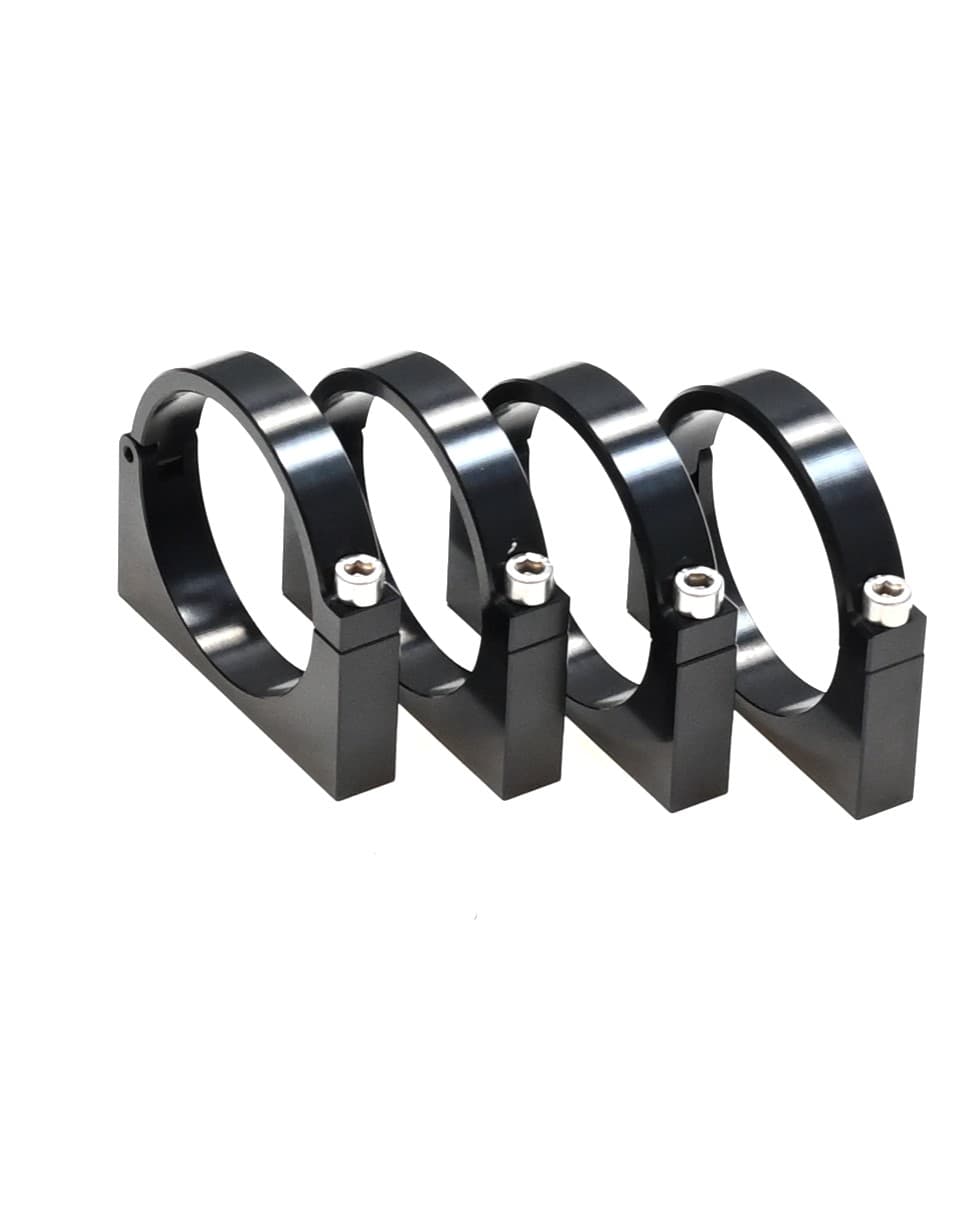 PRO ONE DESIGN 2.0" REMOTE RESERVOIR CLAMPS 4 PC KIT